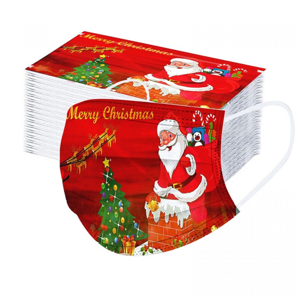 Mascarilla desechable Navidad de Aliexpres