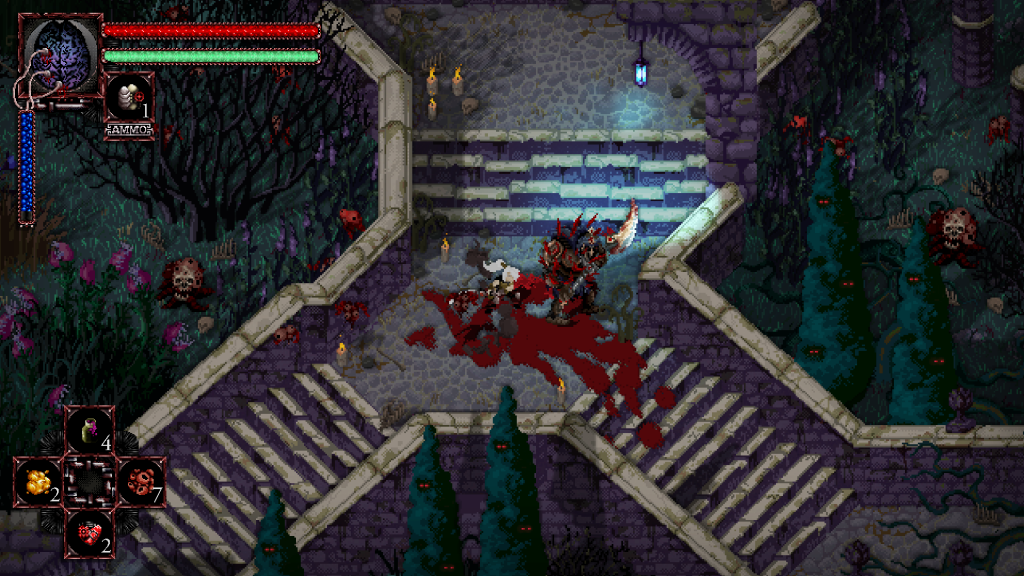Morbid: The Seven Acolytes es un RPG pixel muy desafiante