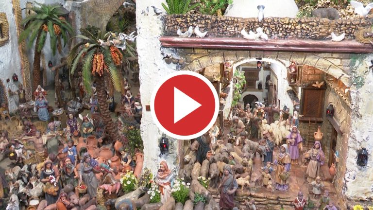 El belén navideño de Roca de Meliana se adapta al coronavirus
