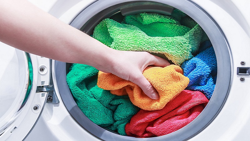 Secado del abrigo acolchado