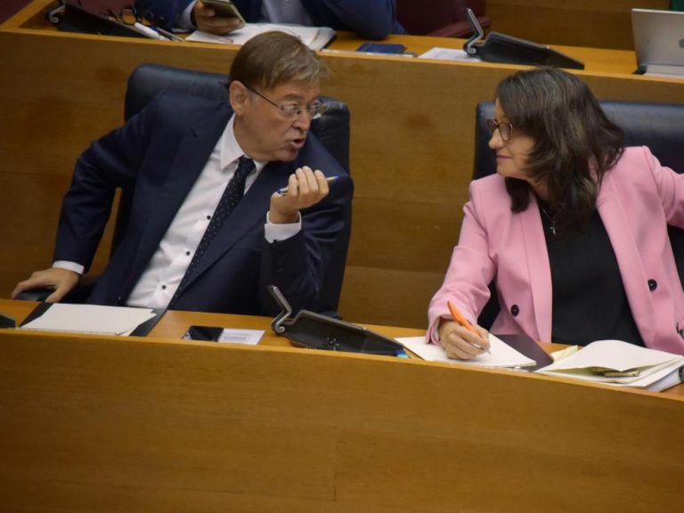 PP y Cs afean a Puig y Oltra que tarden semanas en reunirse en plena crisis