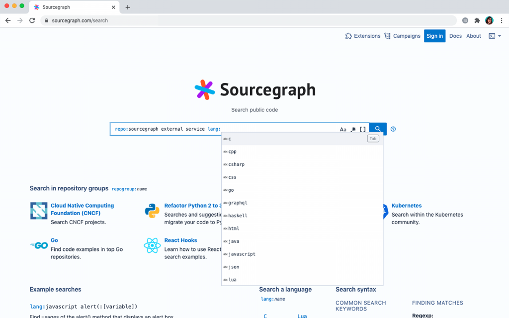 Qué es Sourcegraph, cuáles son sus funciones y qué objetivo tiene