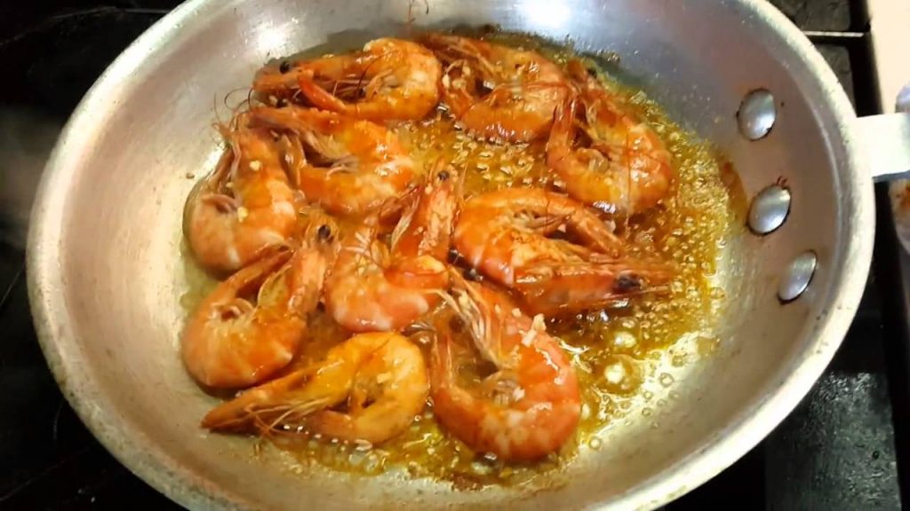 Preparar las gambas