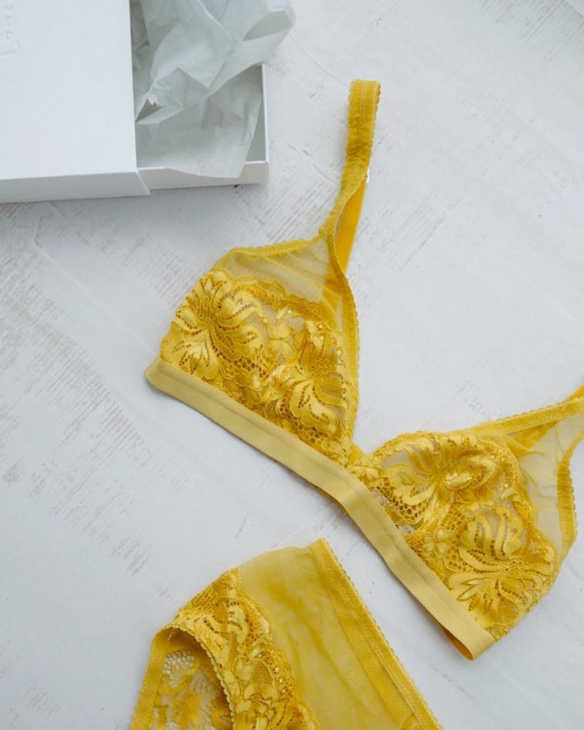 El color de la ropa interior