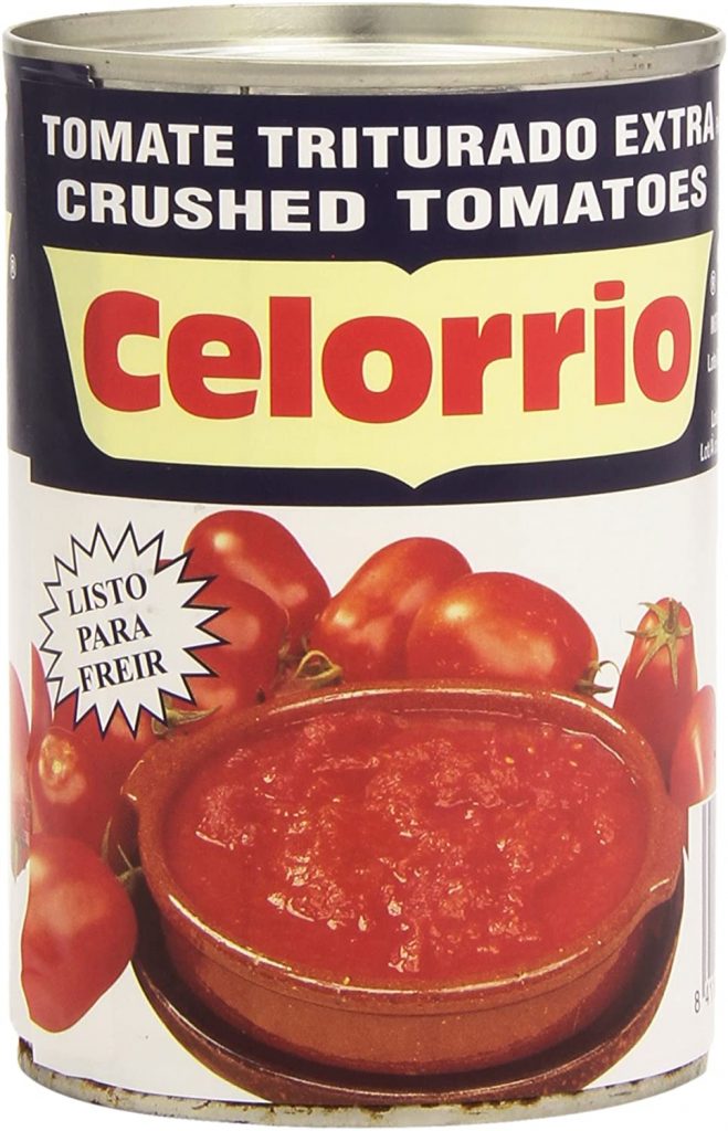 Tomate frito triturado Extra de Celorrio OCU