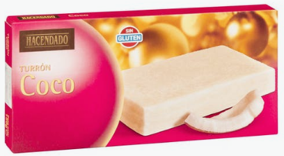 Turrones de coco Hacendado