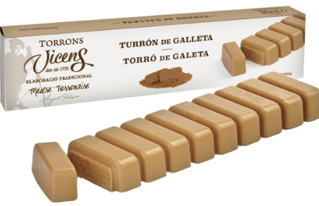 Turrón de galleta Excellence Vicens