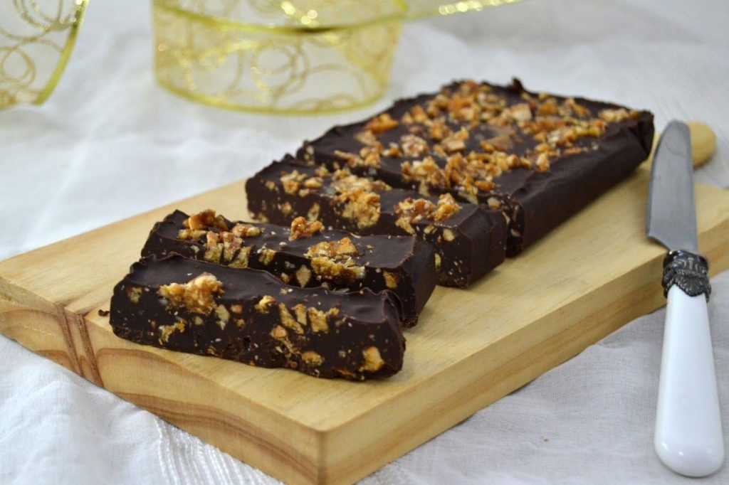 Turrones de avellana y jengibre