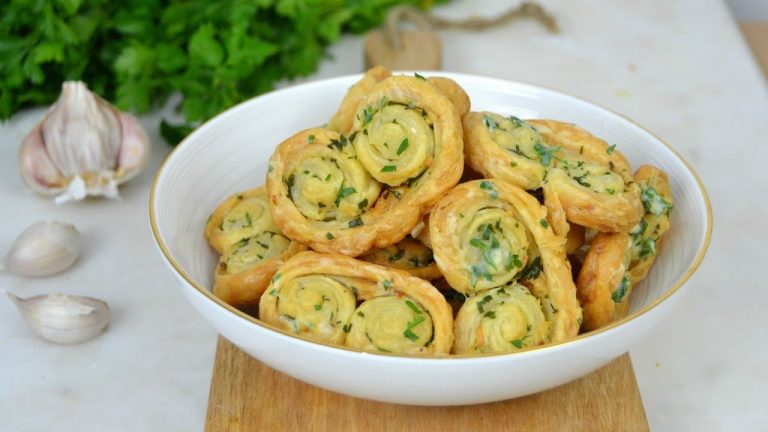 Un aperitivo delicioso: cómo hacer palmeritas de hojaldre salado