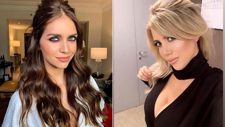Wanda Nara calienta Instagram con un escotazo junto a su hermana