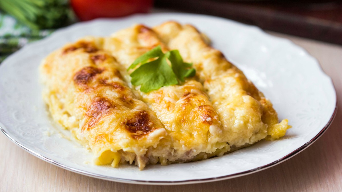 Canelones rellenos con verduras