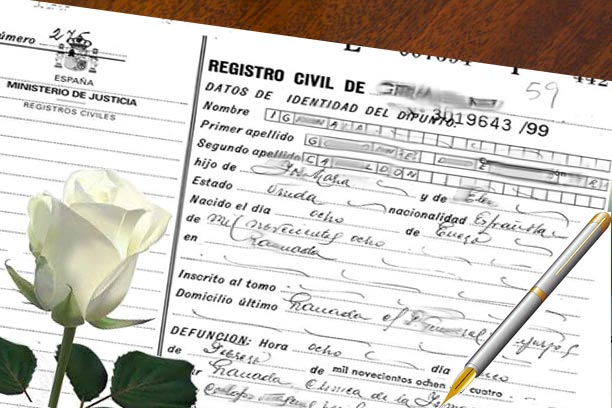 Cómo pedir un certificado de defunción 2 En el momento del suceso del fallecimiento