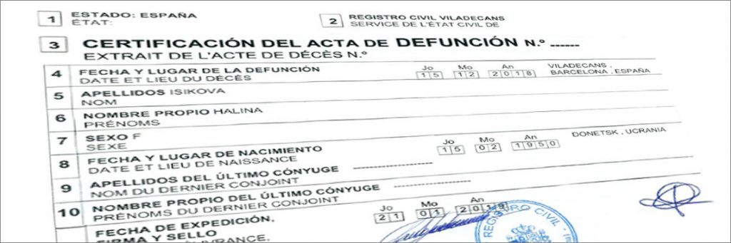 Cómo pedir un certificado de defunción 1 Documentación para solicitar el certificado de defunción
