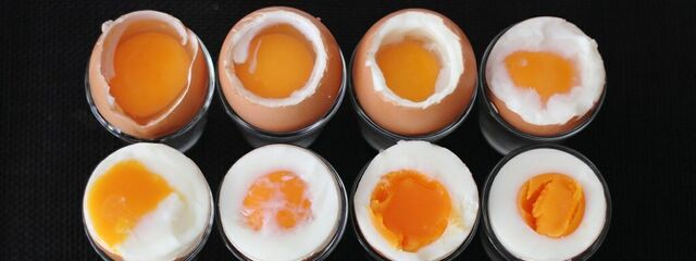 Tipos de huevos cocidos