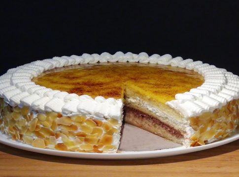 cómo hacer la tarta de yema tostada y crema pastelera de Arguiñano cómo hacer la tarta de yema tostada y crema pastelera de Arguiñano