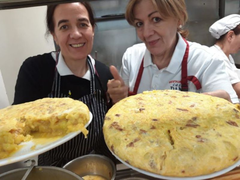 Cómo hacer una tortilla de patatas de Casa Dani 4 tortilla de patata en Casa Dani
