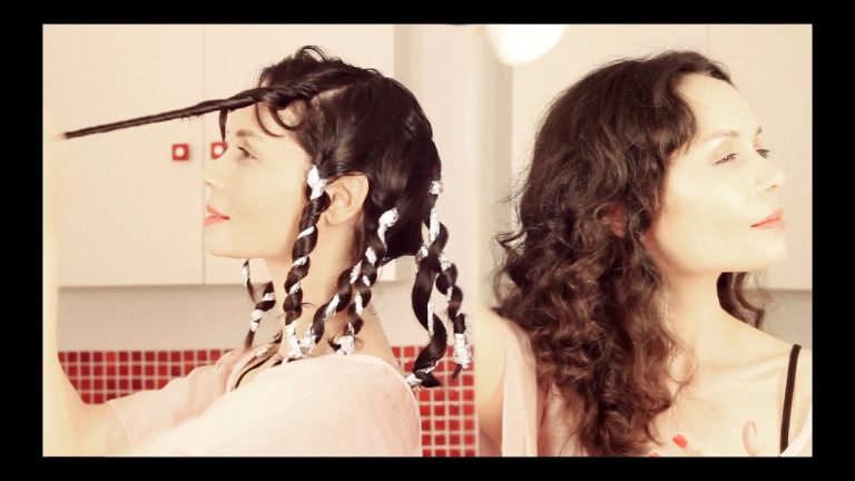 Cómo ondularte el pelo con tus calcetines (limpios)