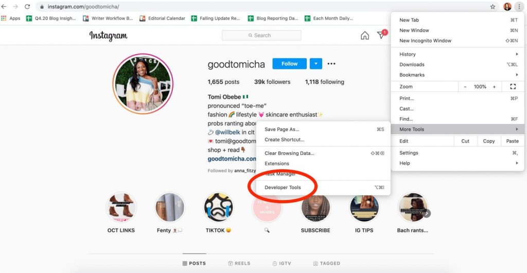 Cómo publicar en Instagram desde tu PC 4 como subir con Firefox