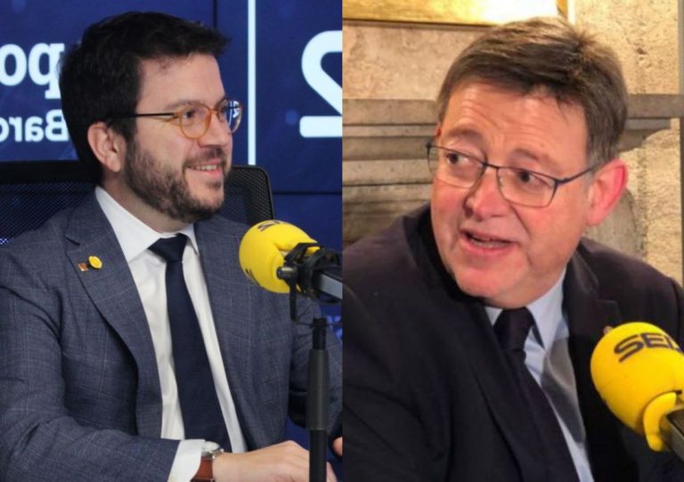 Aragonès y Ximo Puig se reúnen en Barcelona