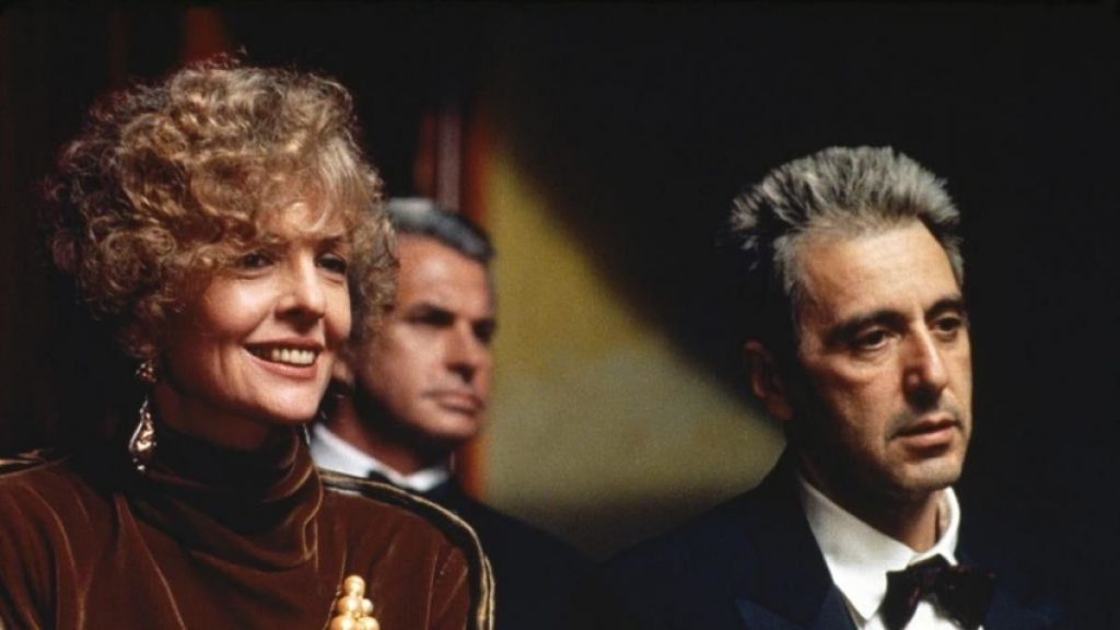 Diane Keaton, protagonista del filme, quedó maravillada con esta nueva versión de 'El Padrino III'.