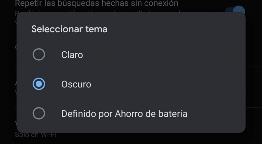 Por qué no deberías poner el modo oscuro en tu smartphone