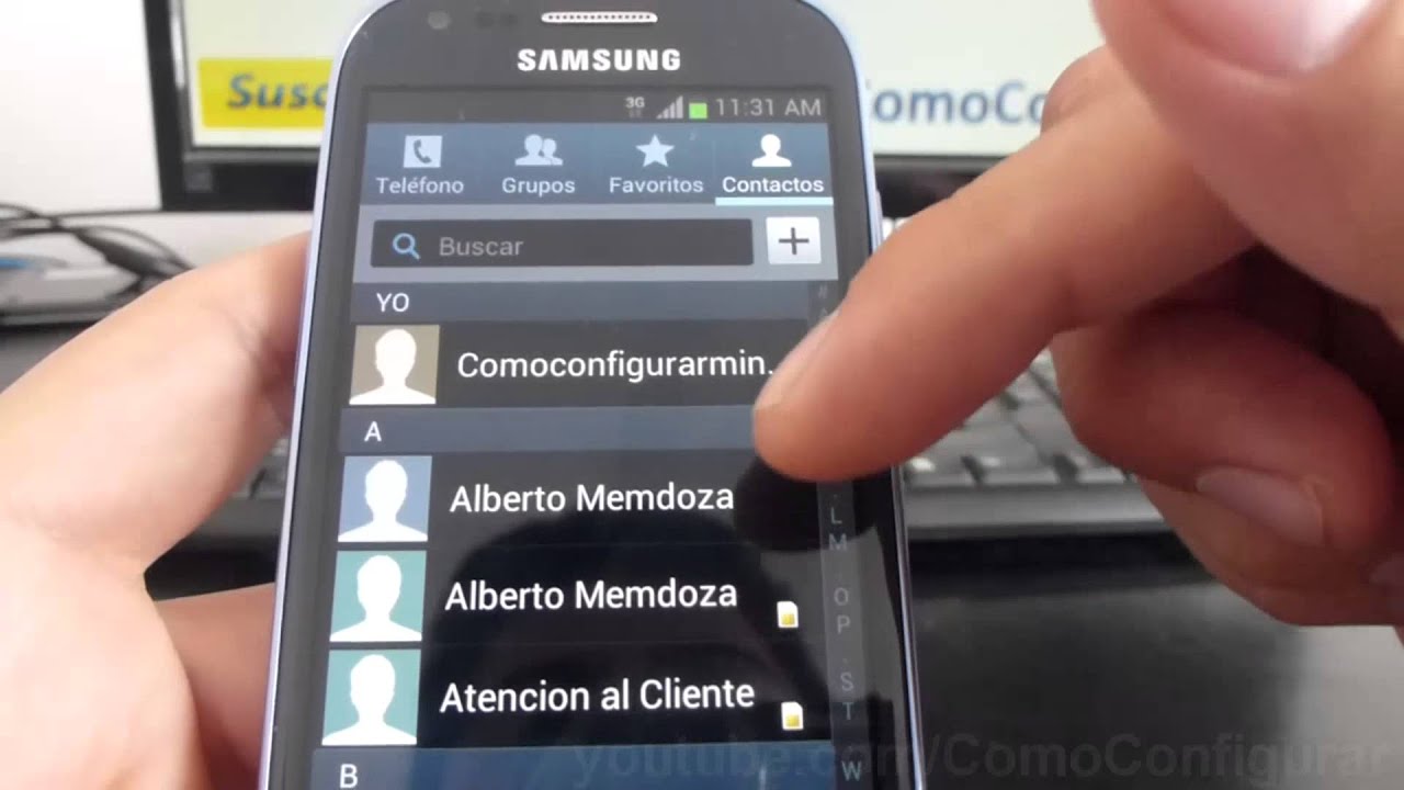 Exportar los contactos de un teléfono a otro