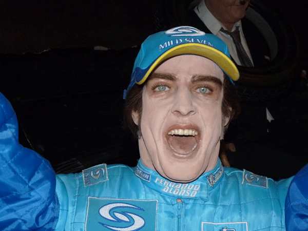 Messi, Fernando Alonso y otras figuras de cera que dan vergüenza 2 fernando alonso