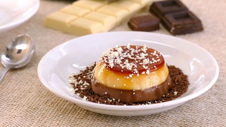 Un pecado dulce: cómo hacer un flan de dos chocolates sin necesidad de horno
