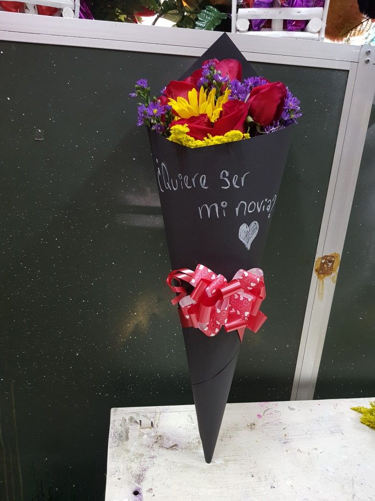 Flores de regalo y algo más