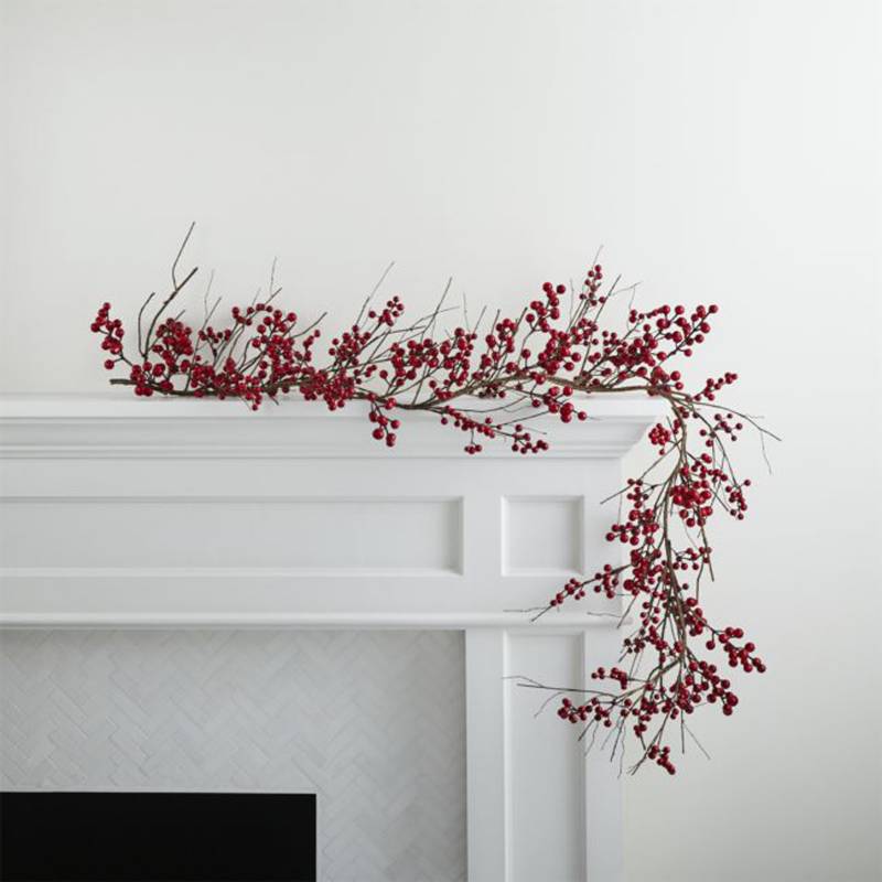 Guirnalda de Navidad de frutos rojos