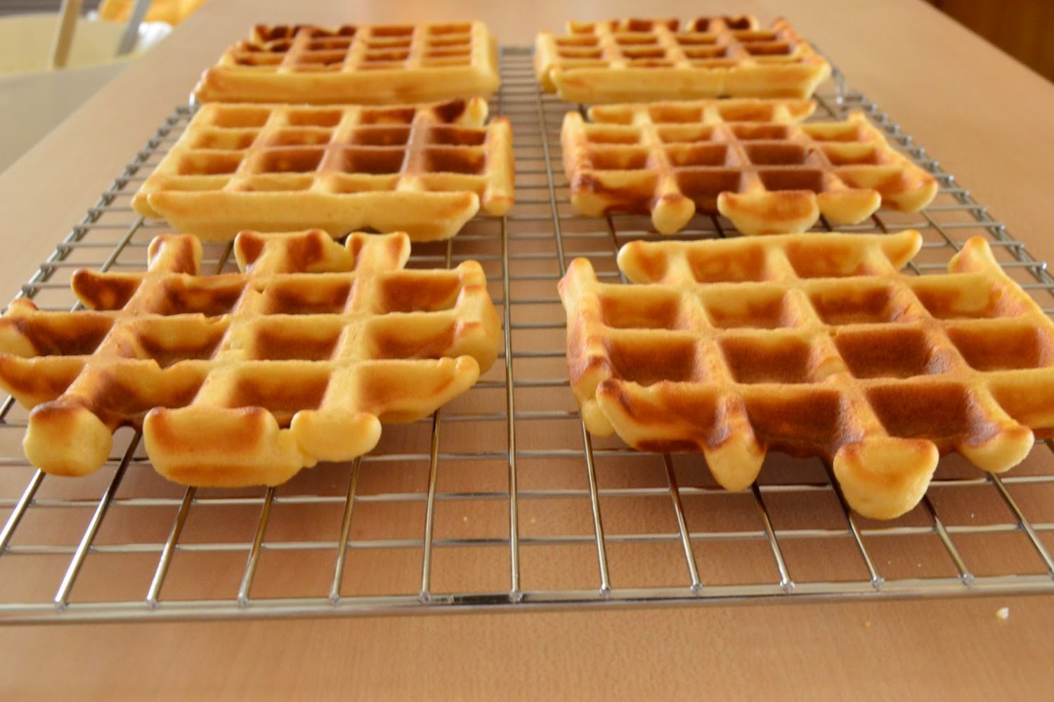 Gofres en casa sin gofrera en 5 minutos