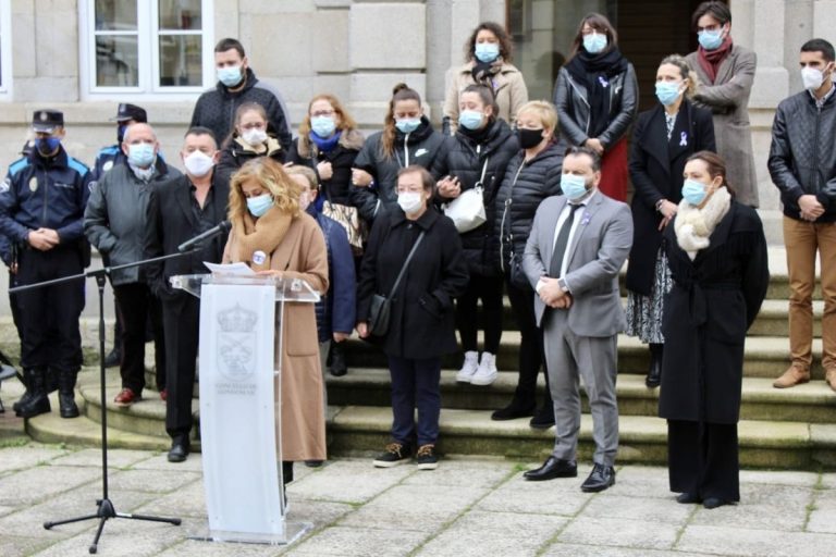 Las instituciones gallegas muestran su repulsa por el crimen machista de Gondomar