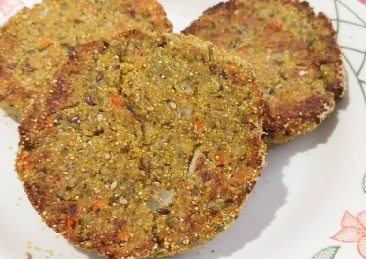 Hamburguesas saludables de quinoa