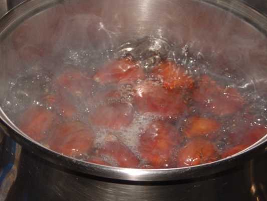 Cómo hacer tarta de castañas San Martiño 2 Preparación de las castañas