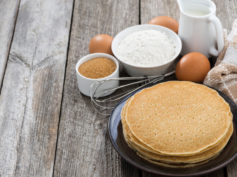 ingredientes que se utilizan en los crepes 