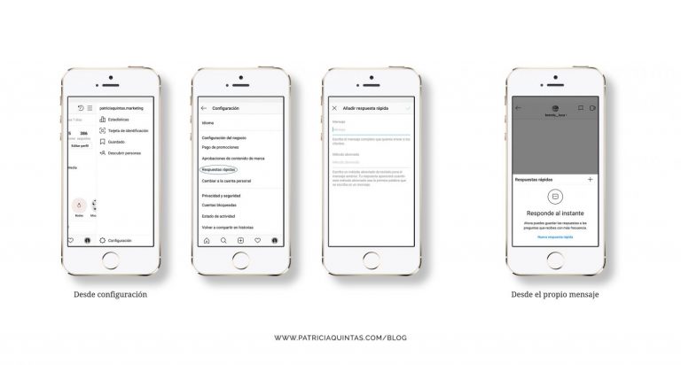 Instagram: Así son las respuestas rápidas y cómo configurarlas