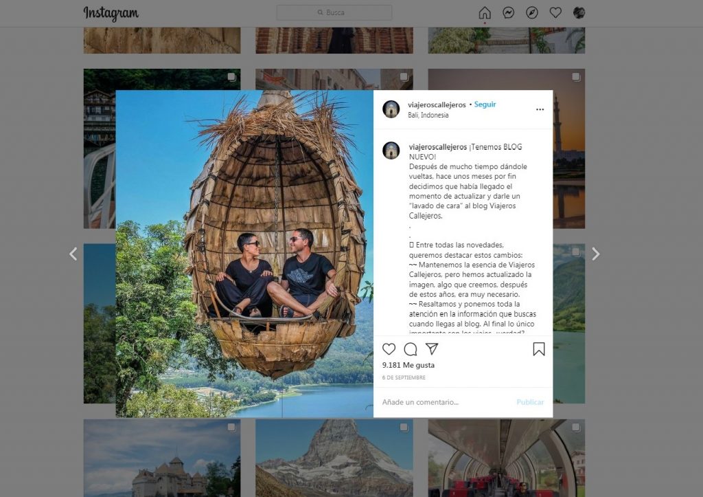 instagram viajeros callejeros