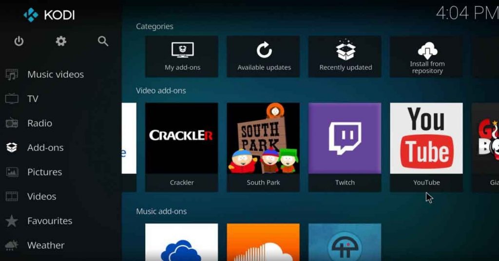 instalar addons en kodi