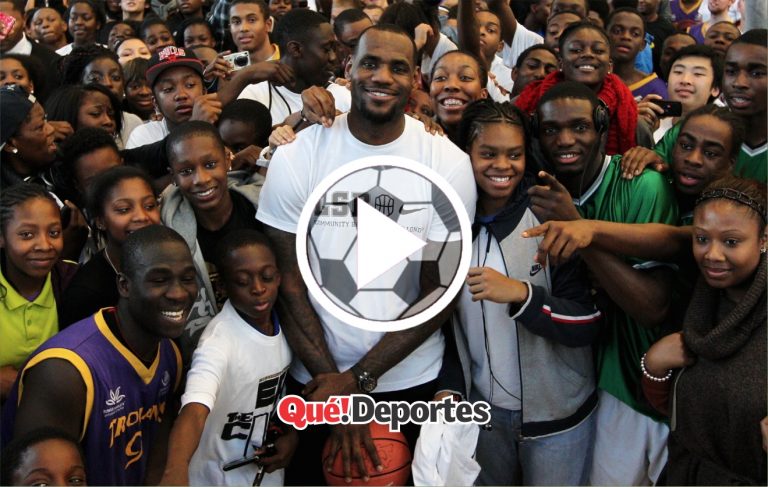 Lebron James demostrando que siempre tuvo bien claras las prioridades en la vida