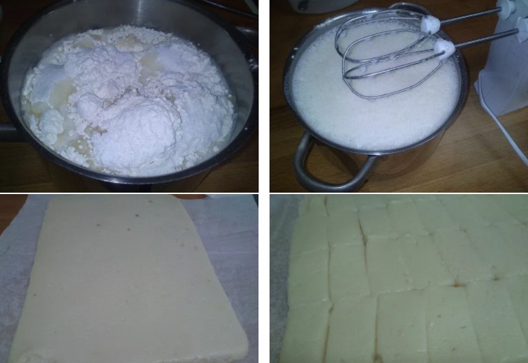Proceso de preparación para la leche frita