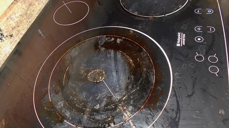 Manchas graves en vitrocerámica