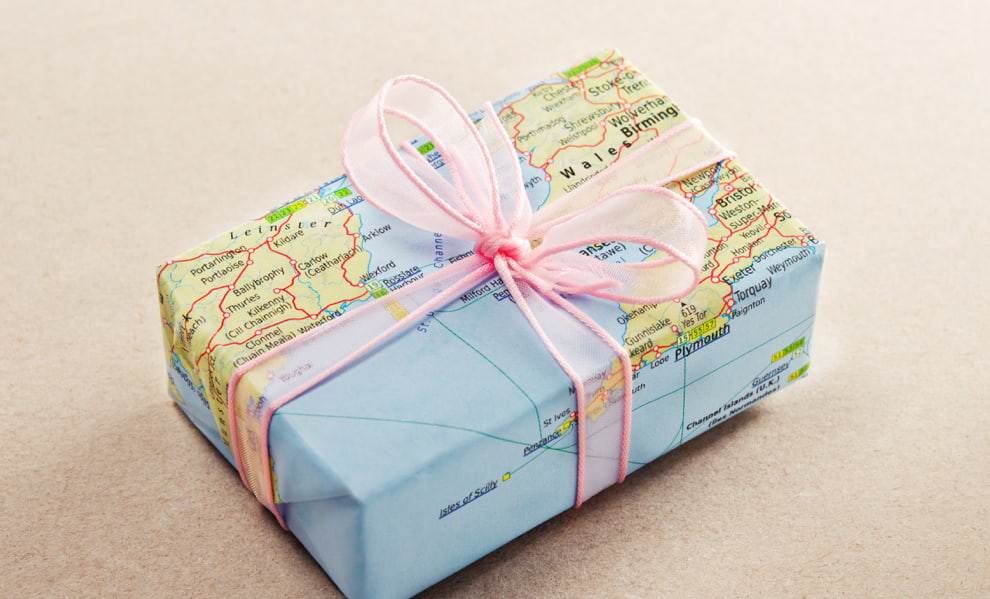 Con regalos así de bien envultos, como para irse al fin del mundo con la otra persona.