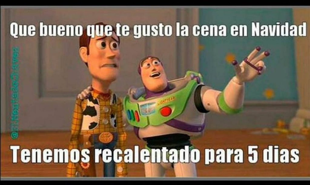 Algo que sucede en todas las casas en Navidad.