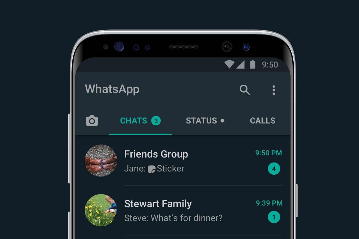 Aplicaciones: Modo oscuro WhatsApp