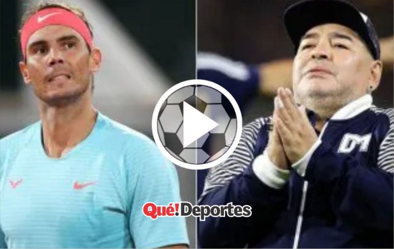 Nadal emulando a Maradona lo más bonito que vas a ver hoy