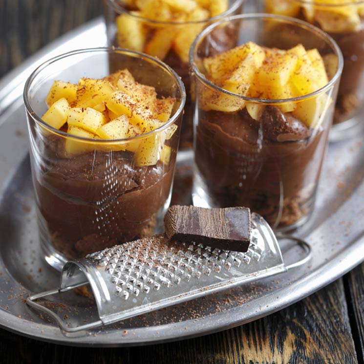 Cómo hacer unas natillas de caqui y cacao sorprendentemente deliciosas 2 Caqui, cacao y natillas