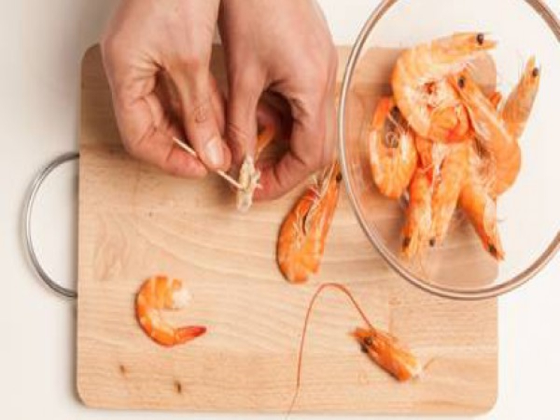 preparacion de gambas