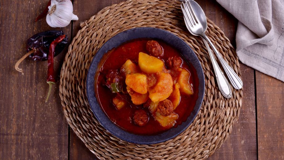 Patatas a la riojana , el principio de un exquisito platillo