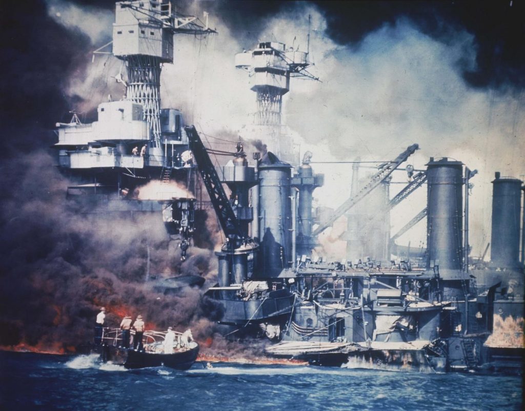 Pearl Harbor: las películas que mejor contaron lo que pasó el 7-D 1 Imagen coloreada del ataque a Pearl Harbor.