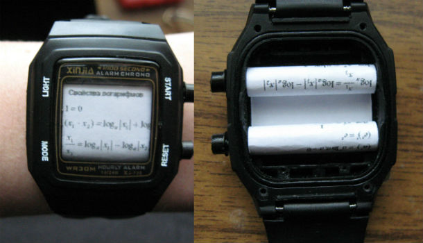 10 genialidades para hacer “chuletas” en los exámenes